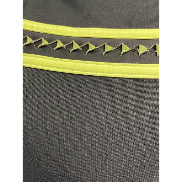 Miraclesuit black green diamond texture pattern swimsuit slimming womens size 14 - Picture 6 of 9